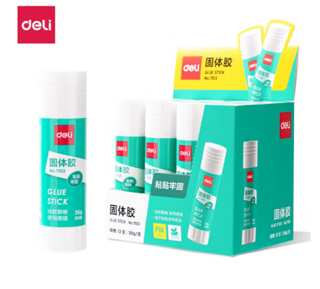 得力7103固体胶36g单支